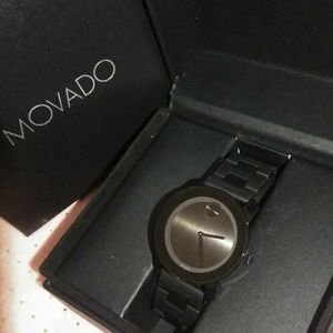 New black movado bold watch for men